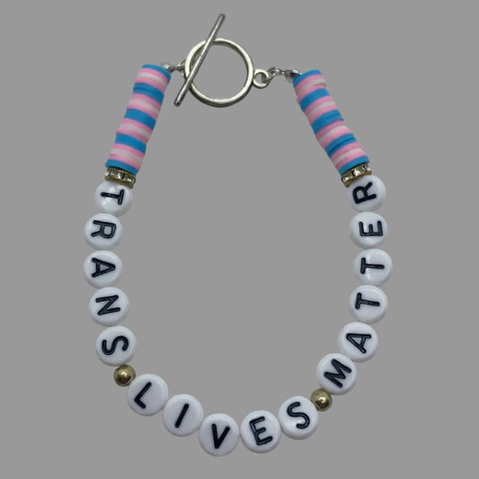 ‘Trans Lives Matter’ Transgender Pride Bracelet