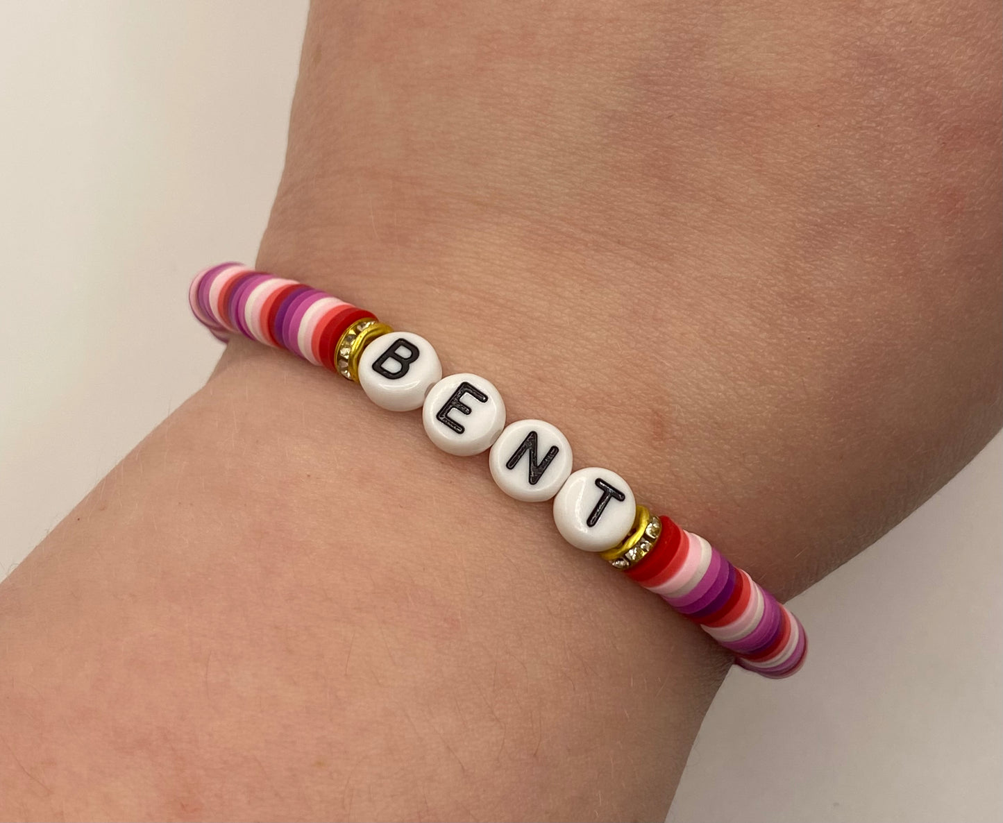 ‘Bent’ Lesbian Pride Bracelet