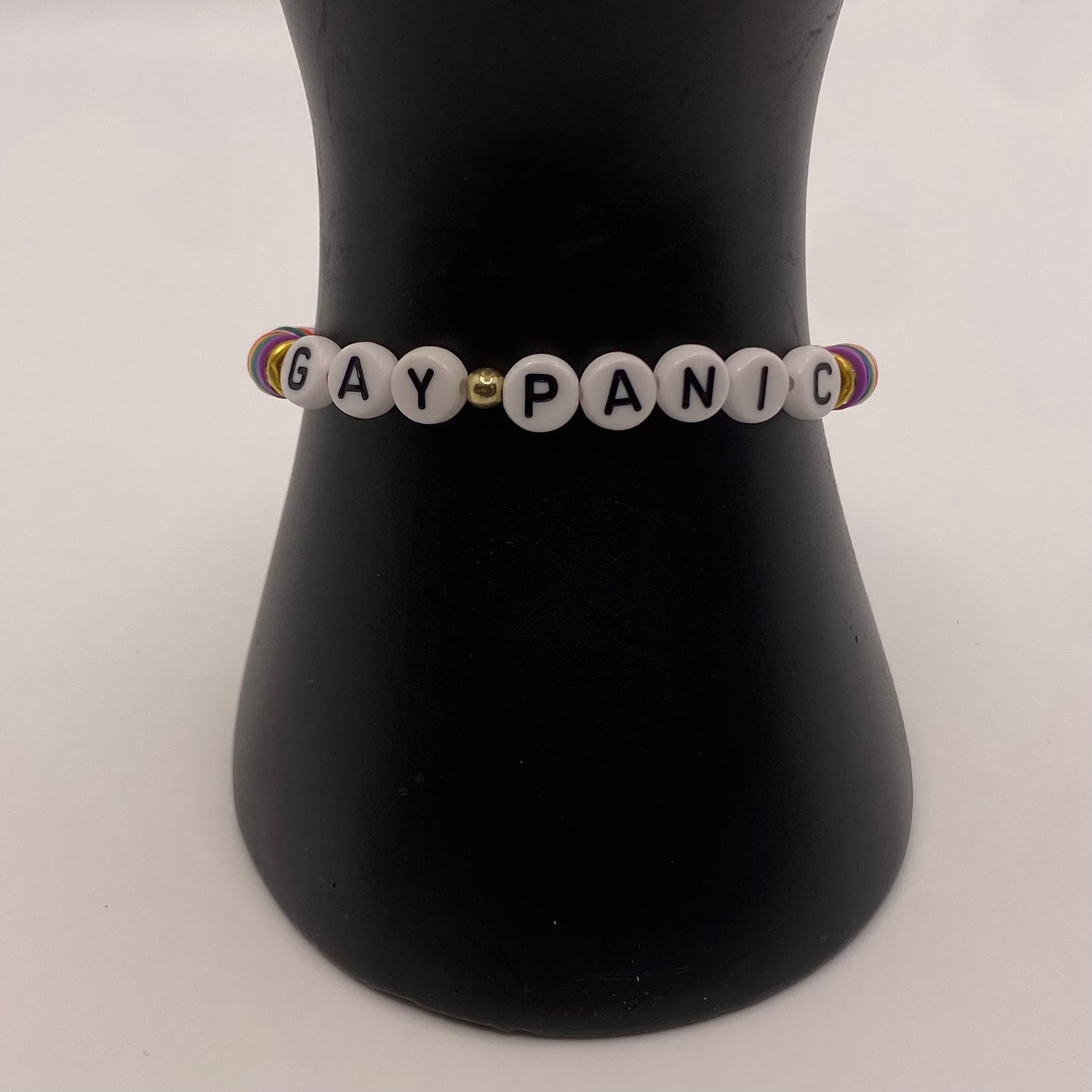 ‘Gay Panic’ Progressive Pride Rainbow Bracelet