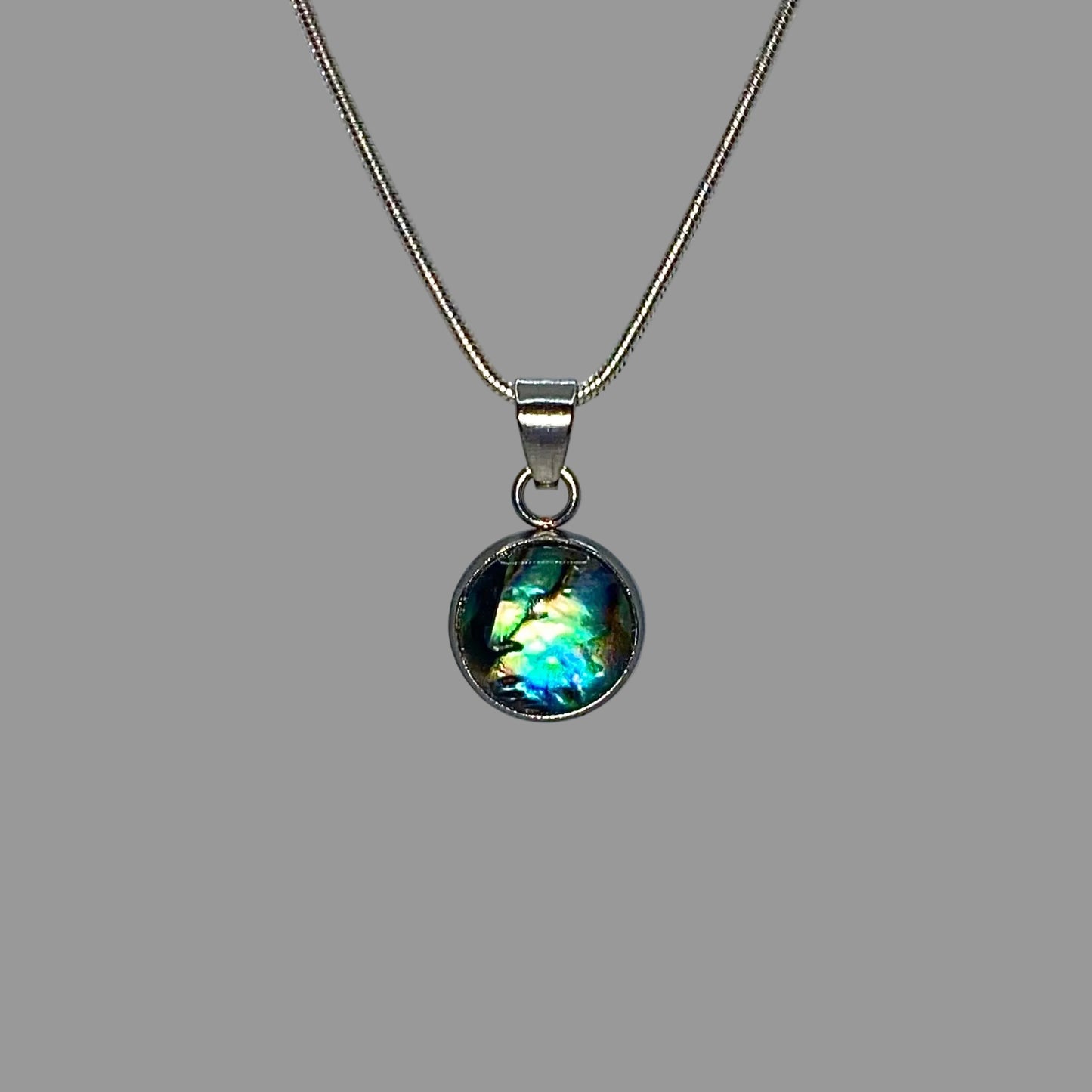 Abalone Shell Pendant Necklace