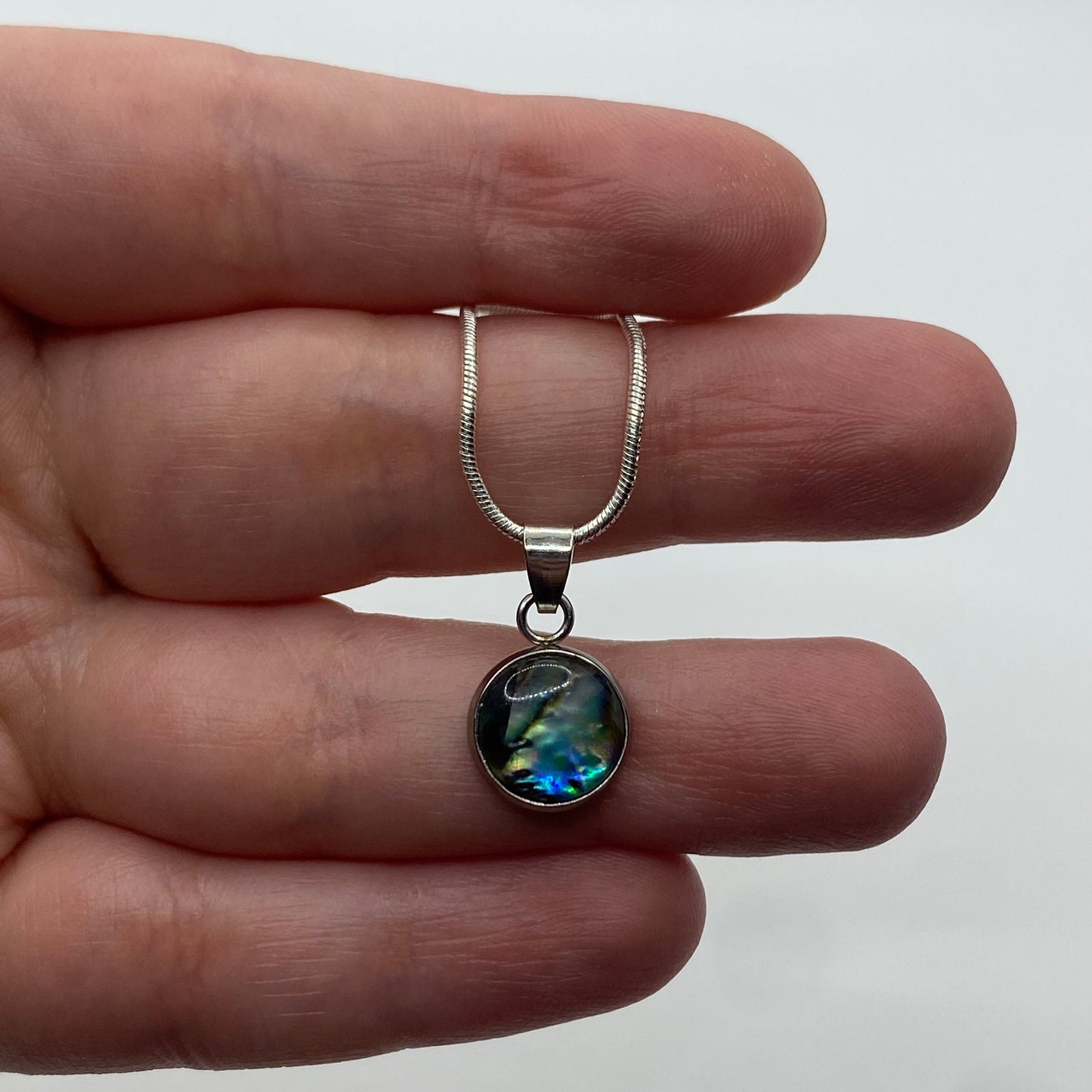 Abalone Shell Pendant Necklace