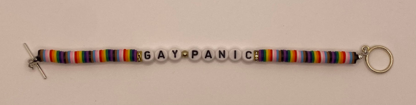 ‘Gay Panic’ Progressive Pride Rainbow Bracelet