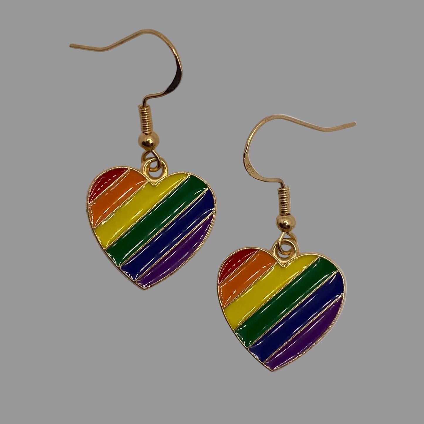 Pride Heart Earrings