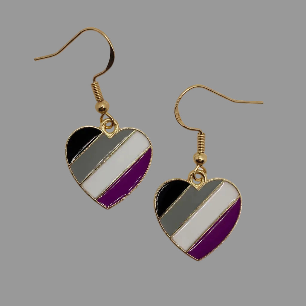 Pride Heart Earrings